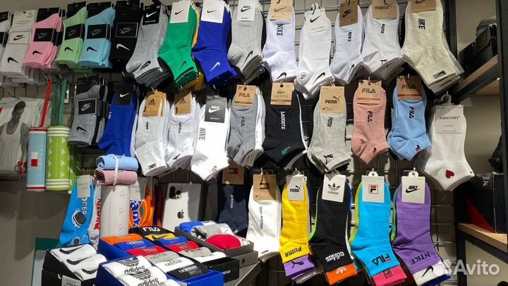 Носки nike,Adidas, puma, Reebok
