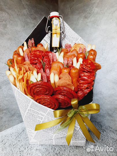 Мужской съедобный букет