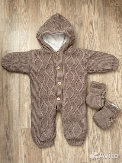 Комбинезон с пинетками