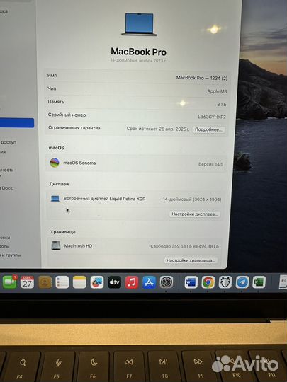 Apple macbook pro 14 m3