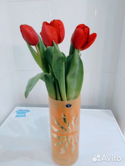 Ваза Хрусталь Богемия новая