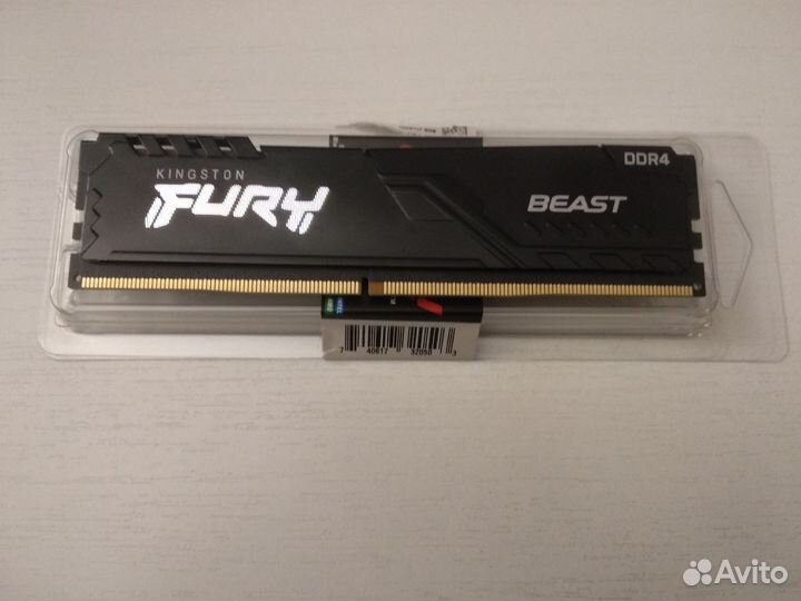 Оперативная память Kingston Fury Beast Black 8Gb
