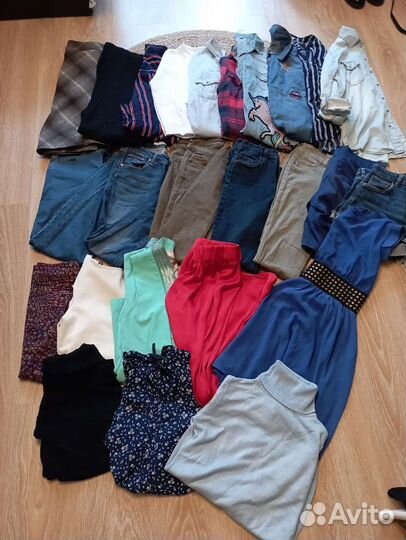 Большой пакет фирменной женской одежды 42 р