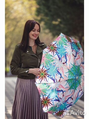 Женский зонт полуавтомат новый