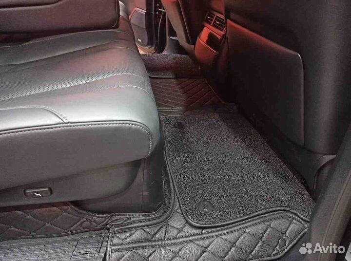 3Д коврики из экокожи lexus LX 3