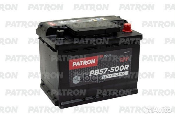 Аккумуляторная батарея 57Ah patron plus 12V 57A