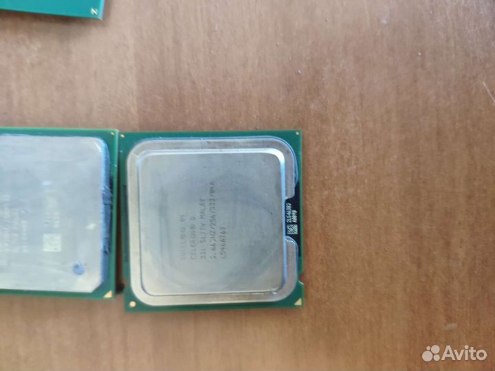 Процессоры intel старые разные