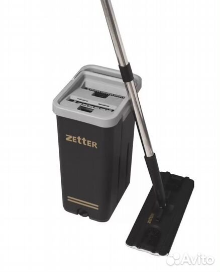Швабра с отжимом и ведром Zetter S, 6,5 л