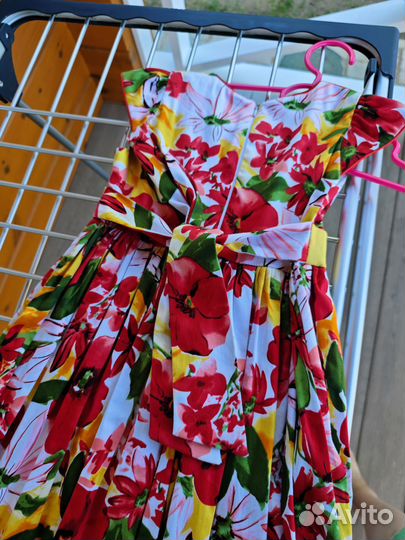 Летнее платье для девочки 134