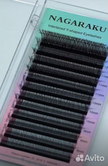 Ресницы 2D пучки nagaraku YY отдельные длины