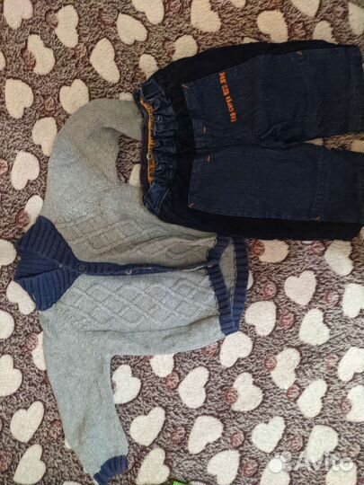 Вещи пакетом для мальчика до 1,5 года