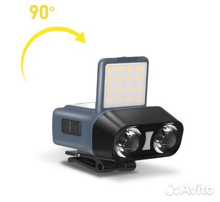 Фонарь налобный 45х56мм