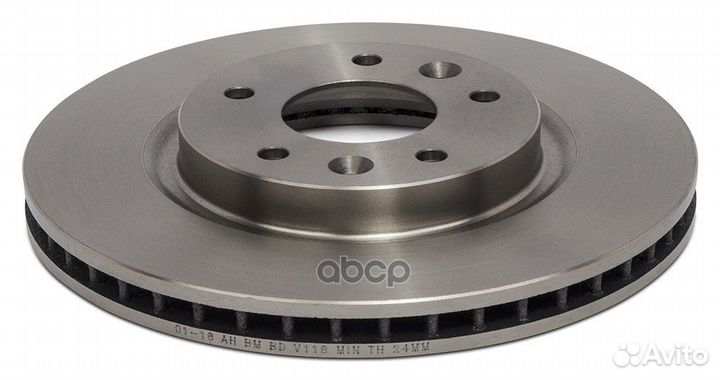 Диск тормозной передний вентилируемый 1шт.) BDV