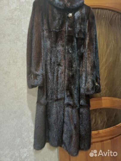 Шуба норковая с капюшоном 46 48 размер
