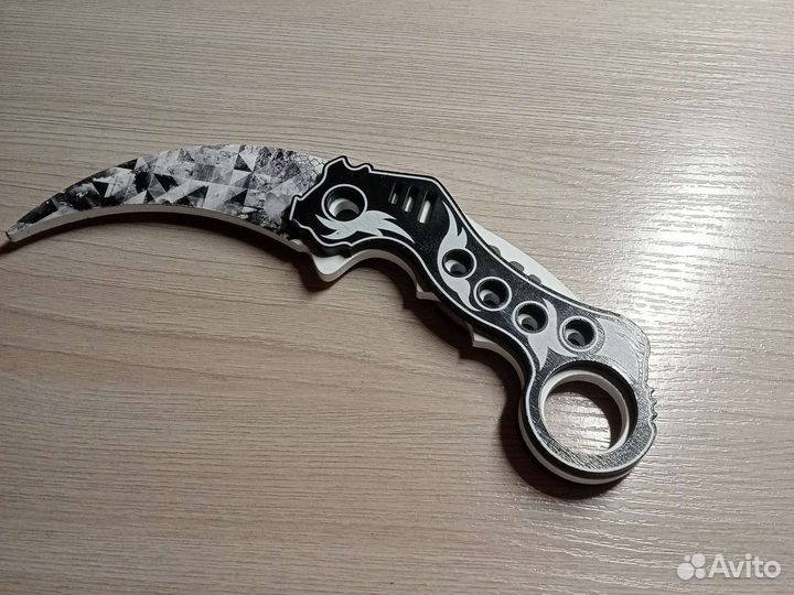 Деревянный нож керамбит