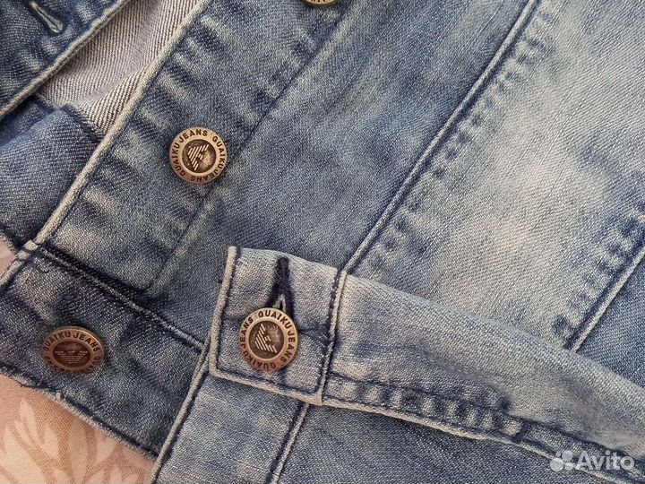 Джинсовая куртка размер 46