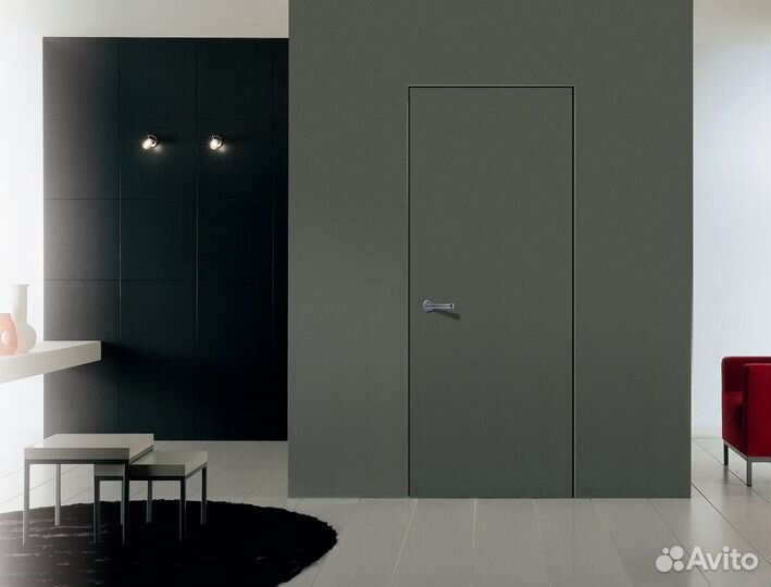 Двери межкомнатные скрытого монтажа invisible