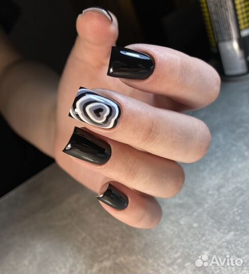 Ногти гель лак наращивание