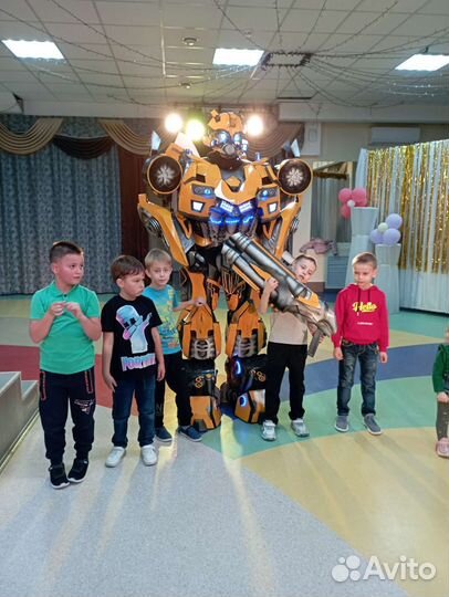 Костюм для аниматора Робот Бамблби