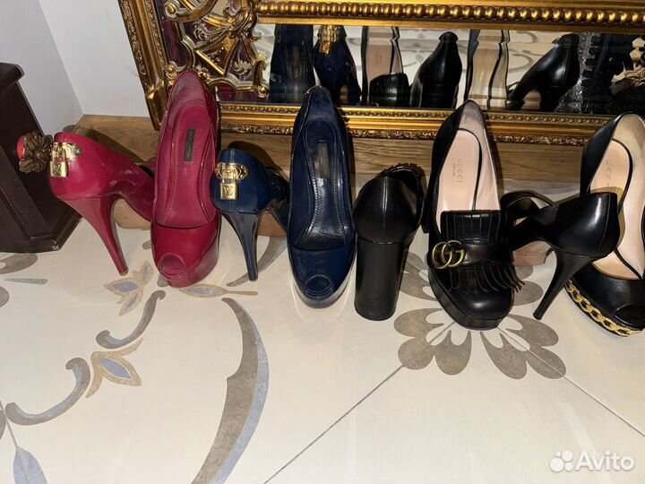 Обувь туфли louis vuitton gucci casadei