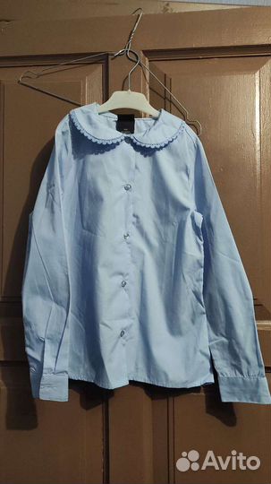 Школьная блузка для девочки 134 рост