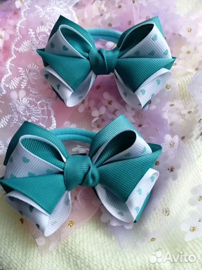 Бантики для волос ручной работы