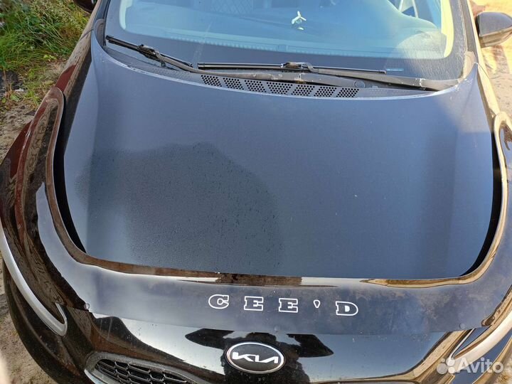 Диффузор капота kia ceed