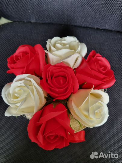 Букет тюльпанов из мыла