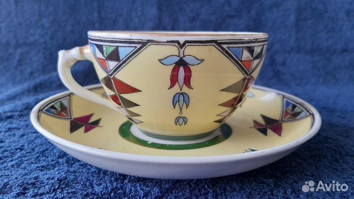 Чайная пара. Дулево 30-е. Редкая