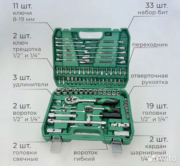 Набор инструментов 78 предметов