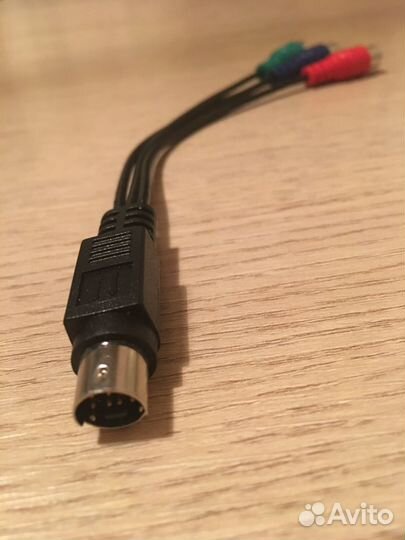 Кабель переходник S-Video to RGB новый