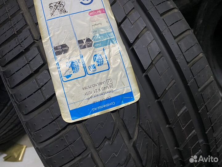 Continental CrossContact UHP E 265/40 R21 105Y