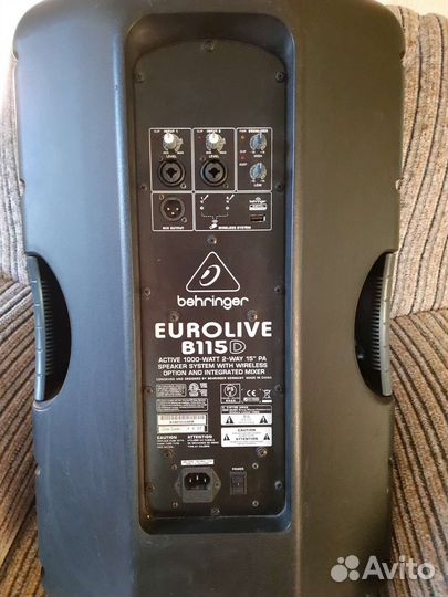 Колонки,акустическая система behringer B115D
