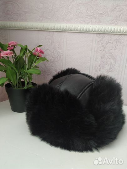 Шапка ушанка мужская