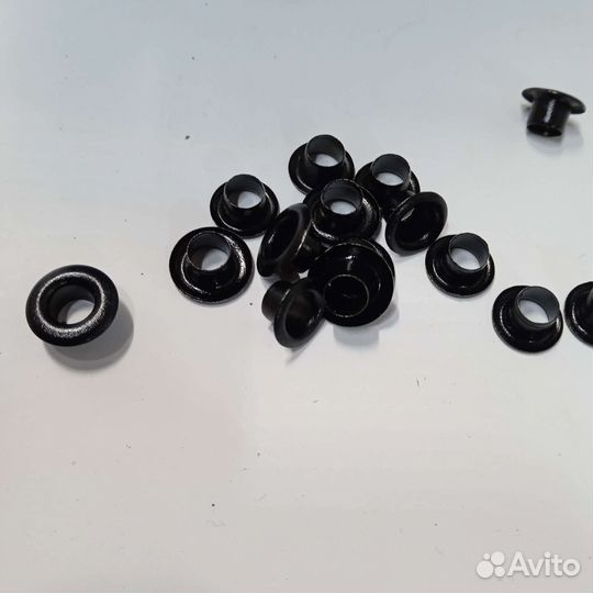 5000 шт. Люверсы металлические чёрные диаметр 5 мм