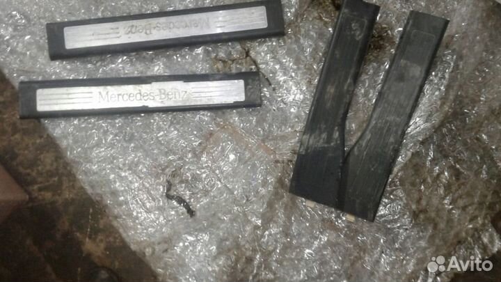 Накладки порога на Мерседес Бенс мл 350 164