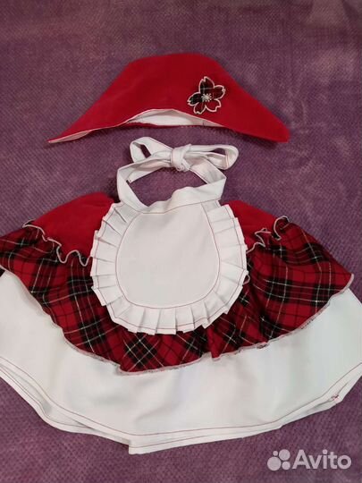 Костюм красной шапочки 98рост