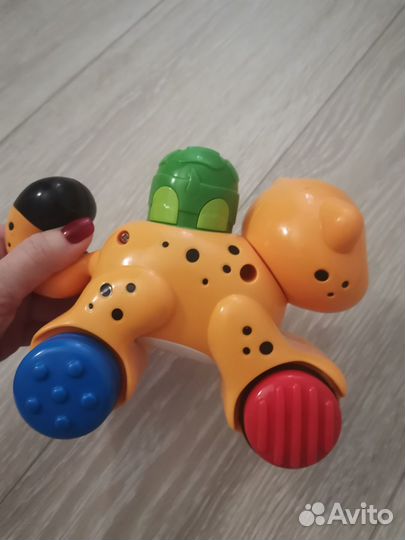Игрушка каталка Fisher Price леопард ориг