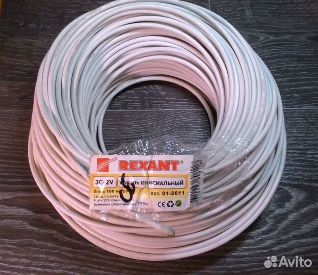 Кабель Rexant 3С-2V (75 Ом)