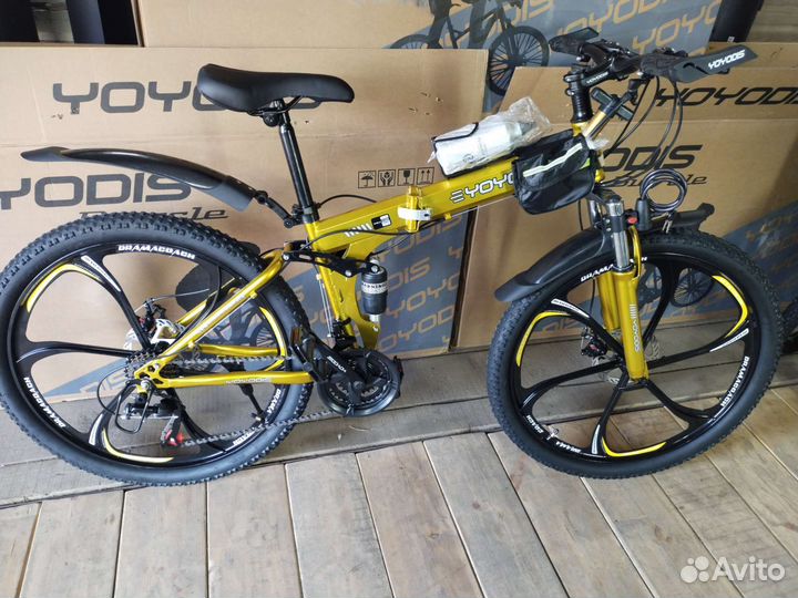 Велосипед на литых дисках 26