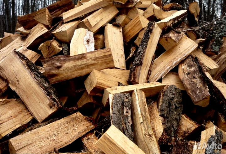 Дрова в мешках