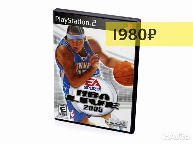 NBA Live 2005, б/у, английский (PS2)