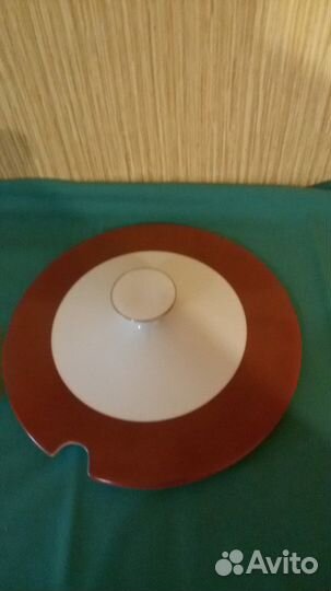 Супница-компотница и крышка от супницы фарфор СССР