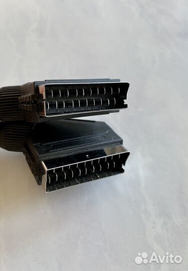 Кабель (шнур) аудио-видео, Scart - Scart, 1.2 м