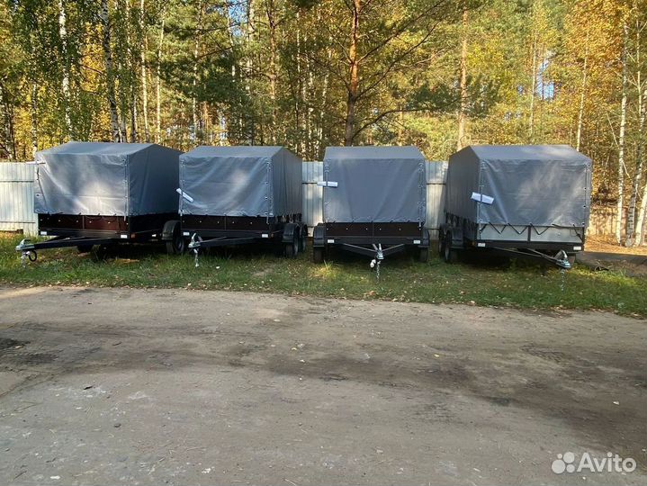 Прицеп легковой двухосный 2,0х1,3 усиленный