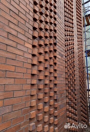 Кирпич клинкерный Kerma Premium бордо каре