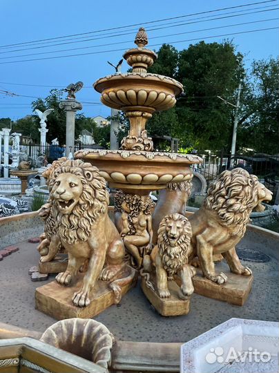 Фонтан садово -парковый с бассейном