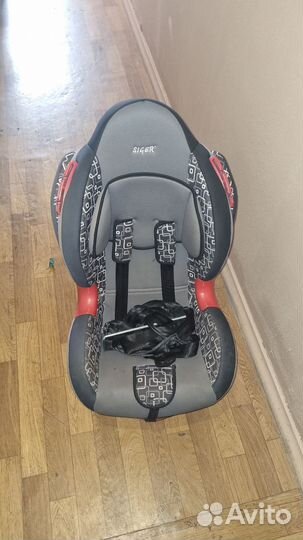 Автокресло isofix серый 9-25 кг