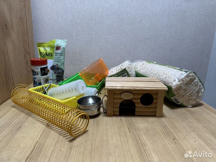 Клетка для грызунов, переноска и прочее