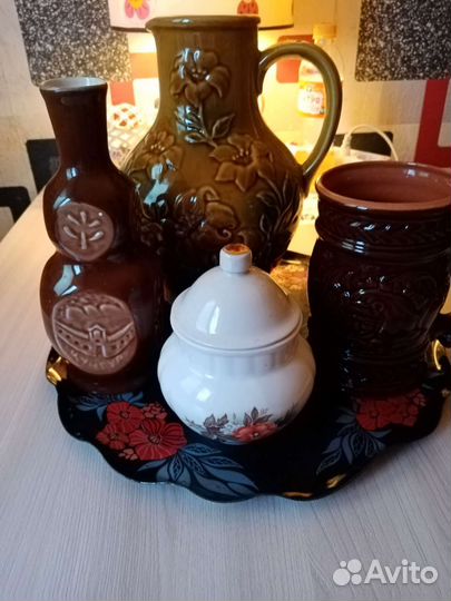 Посуда СССР керамика, фарфор,хрусталь, роспись